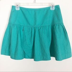 J. Crew Pleated Mini Skirt- Size 6